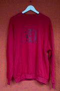 a big one: red sweatshirt, L